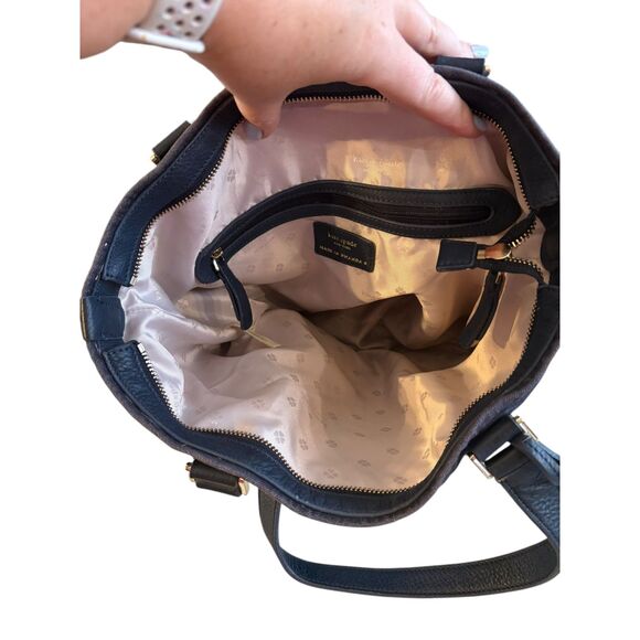 Kate Spade On Purpose North South Denim Blue Tote - UVRU2101 - Picture 11 of 15